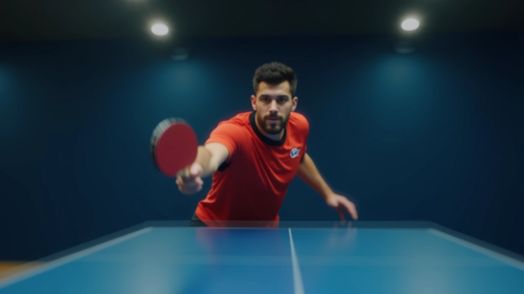 لاعب يؤدي ضربة smash هجومية قوية مع وضعية جسم صحيحة